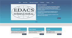 Desktop Screenshot of edacs-international.com